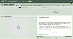 Desktop Screenshot of koyukixtoramizu.deviantart.com