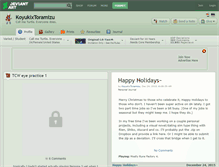 Tablet Screenshot of koyukixtoramizu.deviantart.com