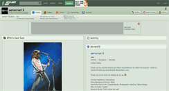 Desktop Screenshot of aerocrue13.deviantart.com