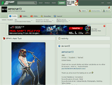 Tablet Screenshot of aerocrue13.deviantart.com