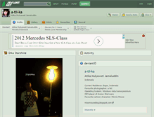 Tablet Screenshot of a-tii-ka.deviantart.com
