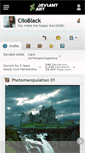 Mobile Screenshot of clioblack.deviantart.com
