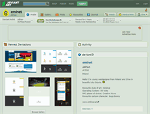 Tablet Screenshot of eminet.deviantart.com