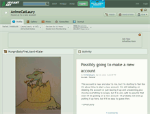 Tablet Screenshot of animecatlaury.deviantart.com