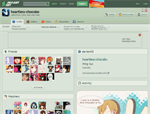 Tablet Screenshot of heartless-chocobo.deviantart.com