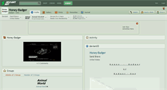 Desktop Screenshot of honey-badger.deviantart.com