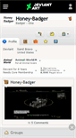 Mobile Screenshot of honey-badger.deviantart.com