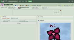 Desktop Screenshot of myxpaperxheart.deviantart.com