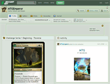 Tablet Screenshot of mtgemperor.deviantart.com