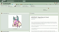 Desktop Screenshot of fiendishthoughts.deviantart.com