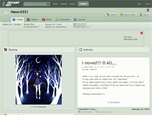 Tablet Screenshot of nano-0331.deviantart.com