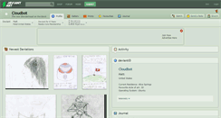 Desktop Screenshot of cloudbot.deviantart.com