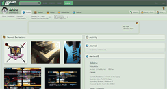 Desktop Screenshot of dalsine.deviantart.com