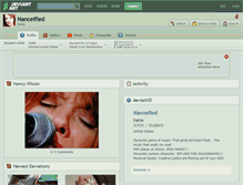 Tablet Screenshot of nanceified.deviantart.com