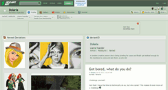 Desktop Screenshot of dolaria.deviantart.com