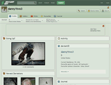 Tablet Screenshot of danny1two3.deviantart.com