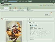 Tablet Screenshot of kazeo-yuurin.deviantart.com