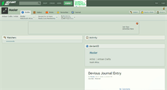 Desktop Screenshot of mooler.deviantart.com