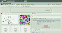 Desktop Screenshot of demonshadow3.deviantart.com