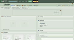 Desktop Screenshot of lockmaan.deviantart.com