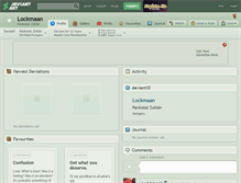 Tablet Screenshot of lockmaan.deviantart.com