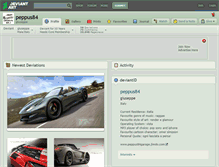 Tablet Screenshot of peppus84.deviantart.com