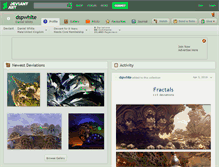 Tablet Screenshot of dspwhite.deviantart.com