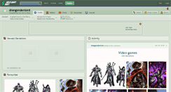 Desktop Screenshot of drangondenlord.deviantart.com