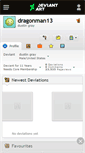Mobile Screenshot of dragonman13.deviantart.com