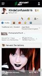 Mobile Screenshot of kindaconfused616.deviantart.com
