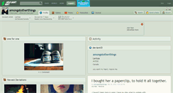 Desktop Screenshot of amongstotherthings.deviantart.com