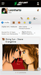 Mobile Screenshot of leonharte.deviantart.com