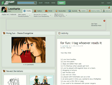 Tablet Screenshot of leonharte.deviantart.com
