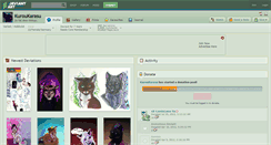 Desktop Screenshot of kuroukarasu.deviantart.com