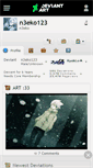 Mobile Screenshot of n3eko123.deviantart.com