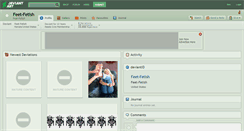 Desktop Screenshot of feet-fetish.deviantart.com