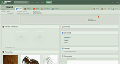 Desktop Screenshot of noamo.deviantart.com