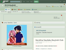 Tablet Screenshot of nh-ss-doujinshi.deviantart.com