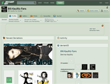 Tablet Screenshot of bill-kaulitz-fans.deviantart.com