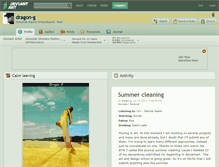 Tablet Screenshot of dragon-g.deviantart.com