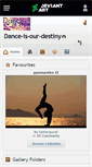 Mobile Screenshot of dance-is-our-destiny.deviantart.com