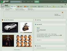 Tablet Screenshot of neni.deviantart.com