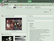 Tablet Screenshot of darcyie.deviantart.com