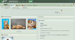 Desktop Screenshot of ingret.deviantart.com