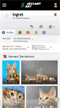 Mobile Screenshot of ingret.deviantart.com