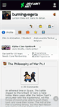 Mobile Screenshot of burningvegeta.deviantart.com