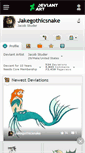 Mobile Screenshot of jakegothicsnake.deviantart.com