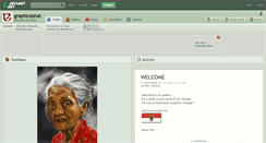 Desktop Screenshot of graphicophat.deviantart.com
