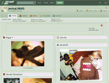 Tablet Screenshot of jessical98000.deviantart.com