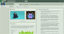 Desktop Screenshot of cute-monsters.deviantart.com